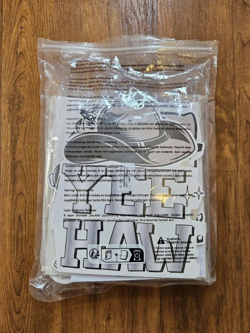 Cowboy Party Decoration Kit - Black & White -